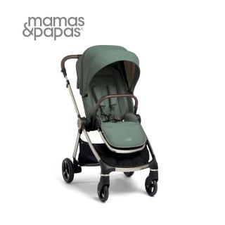 【Mamas & Papas】Strada 雙向 高景觀 避震輪 可平躺 新生兒 嬰兒手推車 0m+(水墨綠)