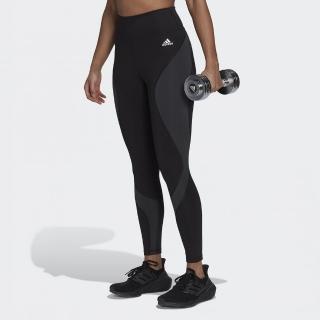 【adidas 愛迪達】長褲 女款 運動褲 緊身褲 亞規 黑 HC8931