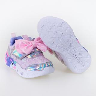 【SKECHERS】女嬰童鞋系列 燈鞋 UNICORN CHARMER(302680NLTPK)