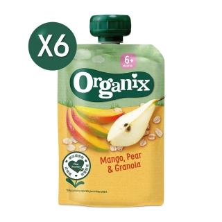 【Organix】燕麥纖泥-芒果洋梨(100gX6)