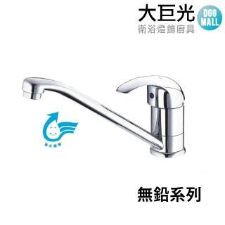 【大巨光】台製日本陶瓷心廚房檯面單槍水龍頭(AB-L-525 無鉛)