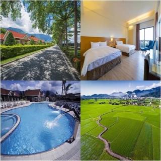 【花蓮台東雙人住宿含早2晚】假日不加價東旭觀海酒店平日升海景房+關山山水軒露天SPA(可分次使用)