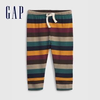 【GAP】嬰兒 布萊納系列 印花內搭褲(429310-多色條紋)