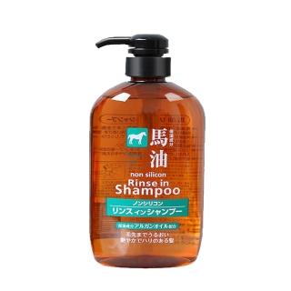 【KUMANO熊野】馬油深層洗髮精600ml(保濕滋潤/深層清潔頭皮)