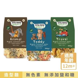 【英國 little pasta 小小帕斯達】造型義大利麵-動物(300g)