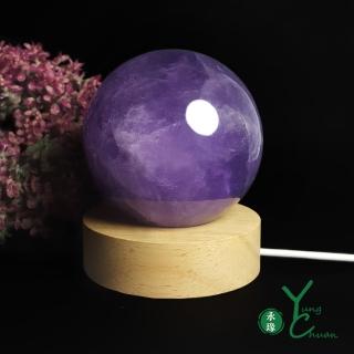 【YC 寶石】天然頂級烏拉圭紫晶球-可當夜燈(大 K122)