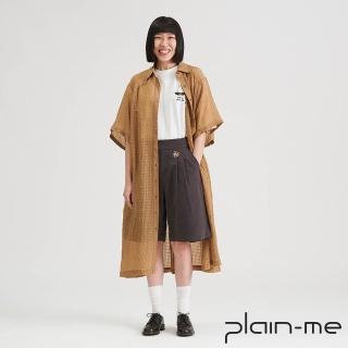 【plain-me】changchenyu X plain-me 刺繡GURKHA短褲(男款/女款 休閒短褲)