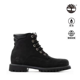 【Timberland】男款黑色磨砂皮革防水Alburn6吋靴(6939R001)