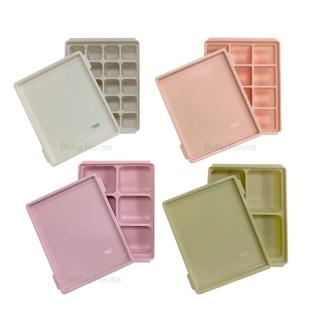 【TGM】粉彩 白金矽膠副食品冷凍儲存分裝盒 2入組(冷凍盒 冰磚盒)