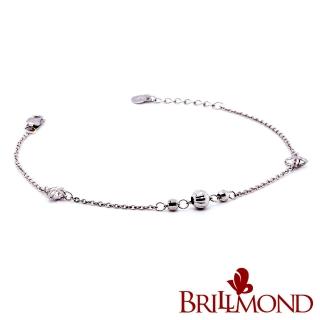 【BRILLMOND JEWELRY】PT950鉑金手鍊幸運草款(PT950鉑金材質)