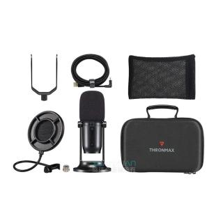 【Thronmax】麥克風組合 ONE PRO 套組 黑色 演播室級別HD錄製 即插即用(USB麥克風 96kHz/24bits)