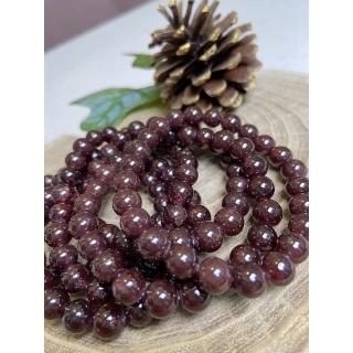 【Cocozy世界水晶原礦】莫桑比克紅石榴石手珠(7mm+)