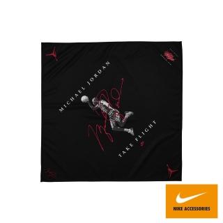 【NIKE 耐吉】運動頭巾 運動方巾 喬丹 JORDAN BANDANA PRINTED 黑 J1003538906OS