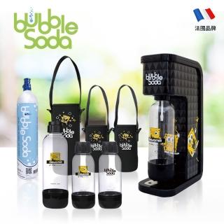 【bubblesoda】節能免插電全自動氣泡水機-海綿寶寶聯名組BS-808KTB1(超值8件組)