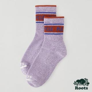 【Roots】Roots 配件- 山林漫步系列 自然之語踝襪-女款(紫色)