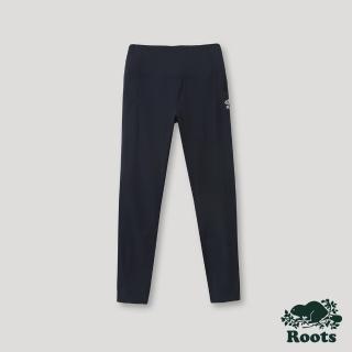 【Roots】Roots 女裝- 山林漫步系列 口袋設計修身內搭褲(藍色)