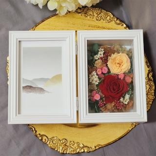【OSTARA FLORIST 奧斯塔拉花藝】最美瞬間永生相框(永生花、乾燥花、情人節、紀念日、生日、求婚)