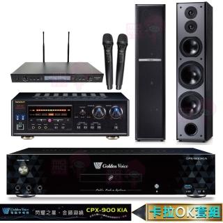 【金嗓】4TB點歌機+擴大機+無線麥克風+喇叭(CPX-900 K1A+DSP-A1II+SR-889PRO+TDF M6)