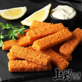 【上野物產】日式酥炸裹粉魷魚條 x8包(300g±10%/包)