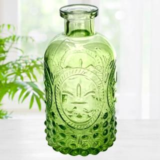 【TRENY】復古玻璃花瓶花器-西班牙綠色