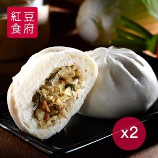 【紅豆食府】高麗菜冬粉鮮肉包 390g/6入 x2袋(效期：2022/11/22)