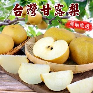【禾鴻】台灣寶島甘露梨禮盒8顆x1盒(8入禮盒_6.5斤+-10%/盒)