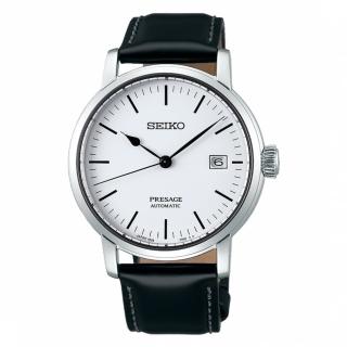 【SEIKO 精工】PRESAGE 琺瑯工藝機械錶39.9mm(6R35-00F0W/SPB113J1)