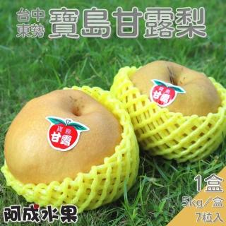【阿成水果】台中東勢寶島甘露梨1盒(7粒/5kg/盒)