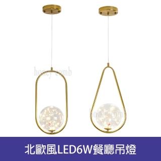 【Honey Comb】北歐風LED6W餐廳吊燈(BL-41413．BL-41414)