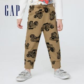 【GAP】男幼童 布萊納系列 純棉針織褲(428998-淺棕色)