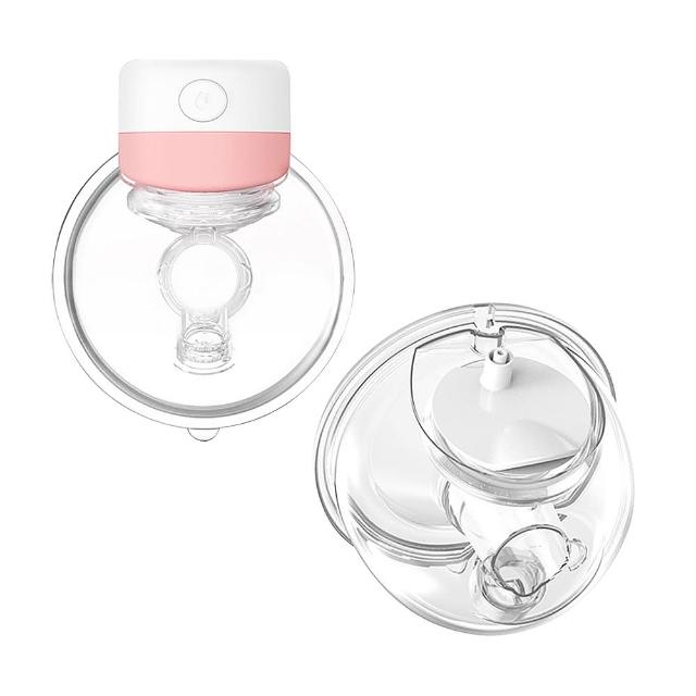 【JoyNa】穿戴式吸乳器智能電動2合1吸奶器/催奶器(1入組+加替換6入配件組)