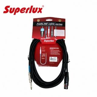 【Superlux】Superlux SFM5FP 5米 麥克風線 非平衡式訊號線(原廠公司貨 商品保固有保障)