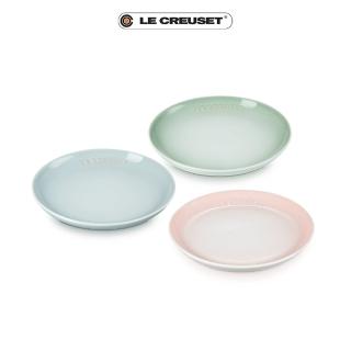 【Le Creuset】瓷器花蕾系列餐盤17cm(貝殼粉)