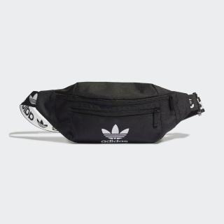 【adidas 愛迪達】腰包 小包 斜背包 運動 AC WAISTBAG 黑 HK2633