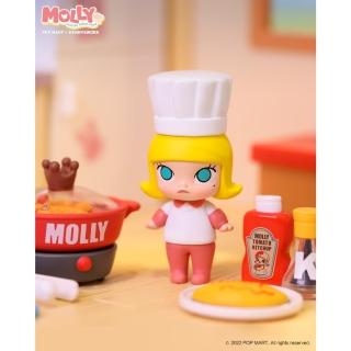 【POPMART 泡泡瑪特】Molly茉莉女孩 料理系列公仔盒玩(兩入隨機款)