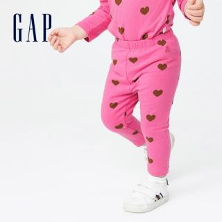【GAP】嬰兒 布萊納系列 彈力內搭褲(429559-玫粉色)