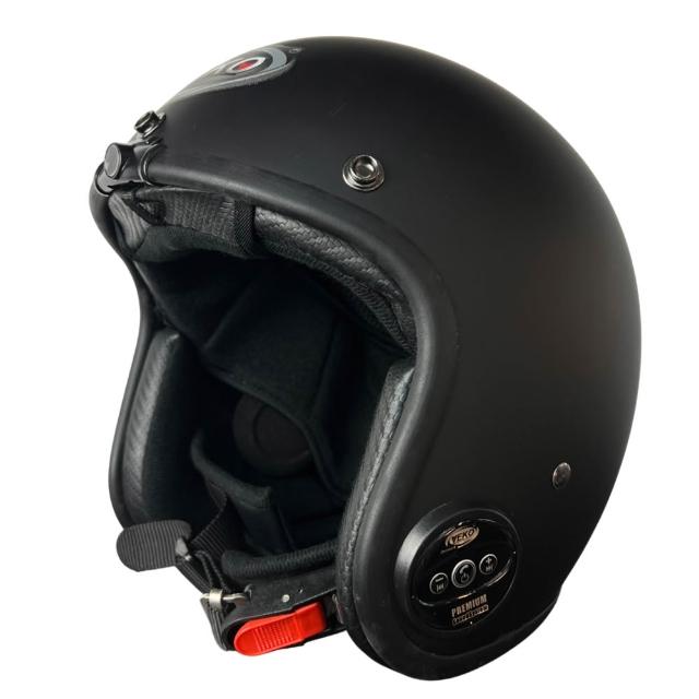 【X-BIKE】限時體驗價-單行車紀錄功能 台灣製 隱裝式FHD極廣角復古安全帽(含鏡片、電池、充電器、記憶卡)