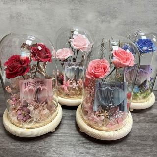 【OSTARA FLORIST 奧斯塔拉花藝】黃金屋和顏如玉-雙心仿真鈔永生花禮(送禮、祝賀、升遷、開幕)