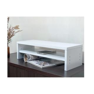 【ONE 生活】可調式螢幕增高架/層架/書櫃層板/長50CM(收納架/分層隔板/多色)