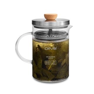 10503097 OL 【Driver】冷熱兩用泡茶壺-600ml(茶具 茶器 熱茶壺 沏茶壺 冷水壺 冷泡茶 耐熱玻璃壺)