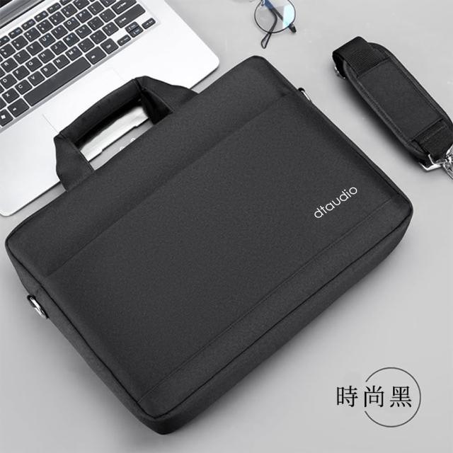【DTAudio】加厚款 單肩手提電腦包 17吋(筆電包 手提電腦包 公事包 內膽包 macbook 17吋 適用)
