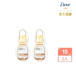 【Dove 多芬】結構修護系列高效安瓶髮膜-2入(MOMO獨家加價購)