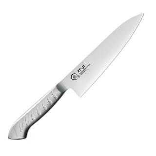 10554600 OL 【下村工業】龍治RYUJI日本製-匠製水磨 精工淬鍊一體成型不鏽鋼刀-18cm(牛刀)
