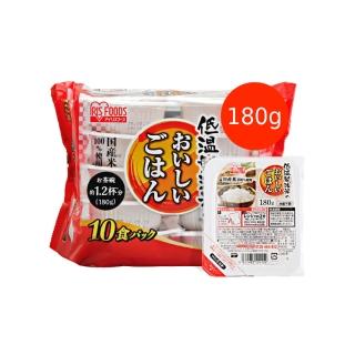 【IRIS】低溫製法微波即食白飯 180g×10入裝(防災食品 微波飯 即時飯 米 日本米 微波食品 飯 中元普渡)