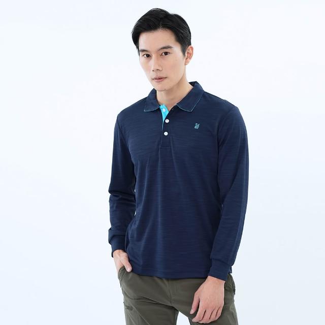 【遊遍天下】MIT台灣製男款環保紗涼感吸濕排汗抗UV長袖POLO衫GL1022 多色(M-5L 大尺碼)