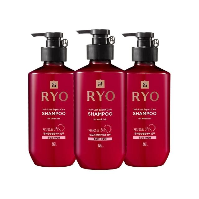 【RYO 呂】官方直營 滋養韌髮洗髮精 400ml x3入(油性/中乾性/敏感性/扁塌無力/去屑)