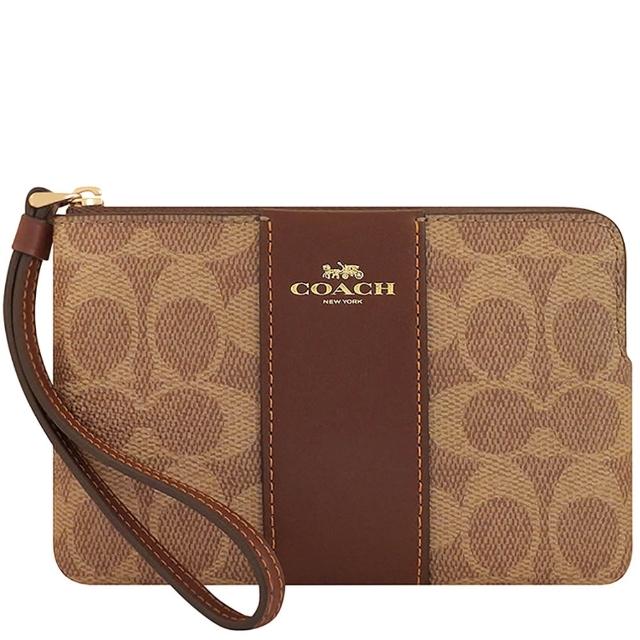 【COACH】大C PVC/皮革手拿包(多款)