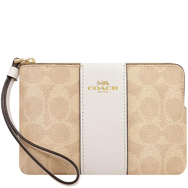 【COACH】大C PVC/皮革手拿包(多款)