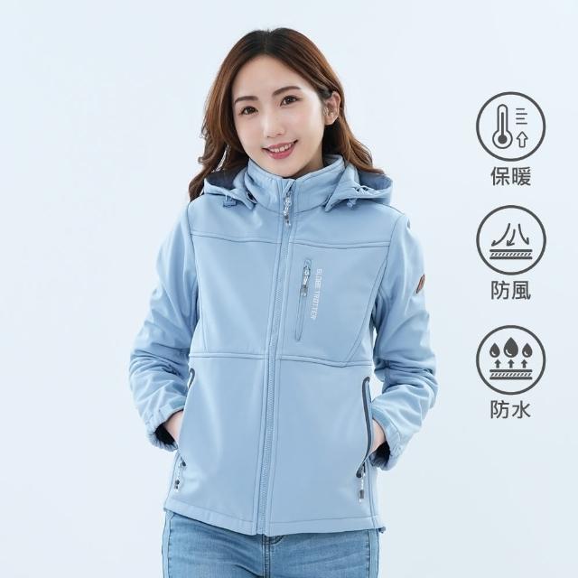 【遊遍天下】男女款GlobeTex防水透濕防風刷毛軟殼外套(M-5L 大尺碼)