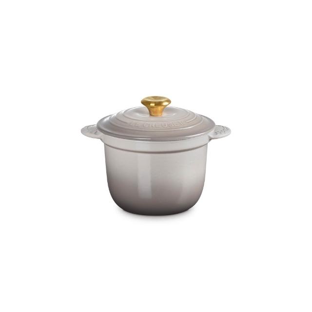 【Le Creuset】萬用窈窕琺瑯鑄鐵鍋 18(肉豆蔻/貝殼粉/櫻桃紅)